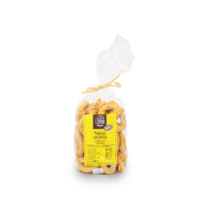 Produit typique des Pouilles, les taralli sont de petits anneaux de pâte non levée, cuite au four et à la texture craquante.